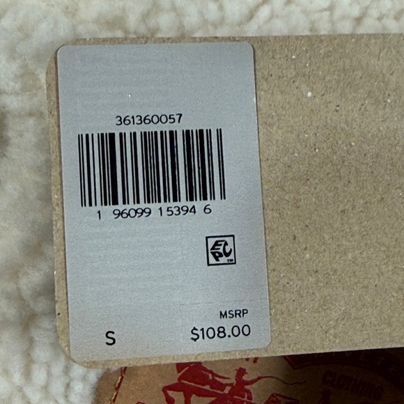 Levis Womens Pink Corduroy Sherpa Lined Original Trucker Jacket Small NEW NWT - Picture 5 of 16